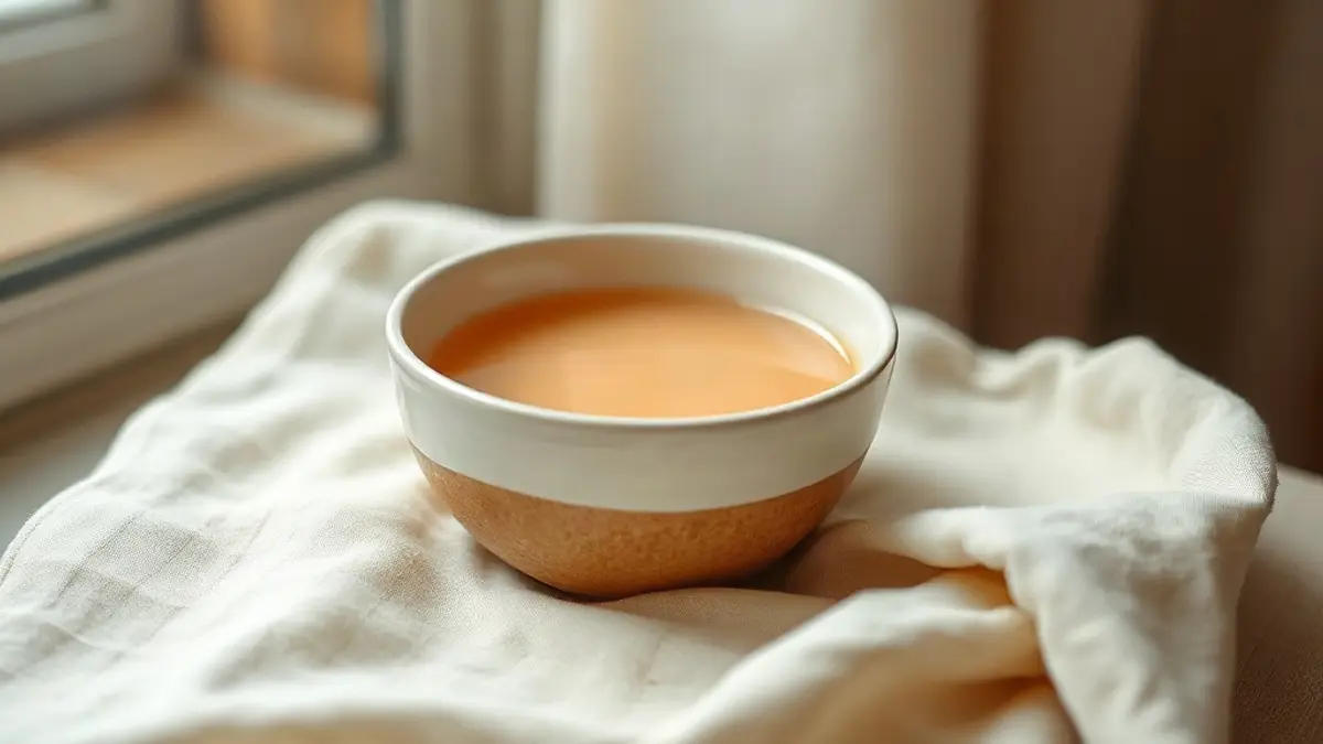 cupped ceramic bowl holding warm water — illustration for How to Be Kinder to Yourself When It Feels Like Letting Go