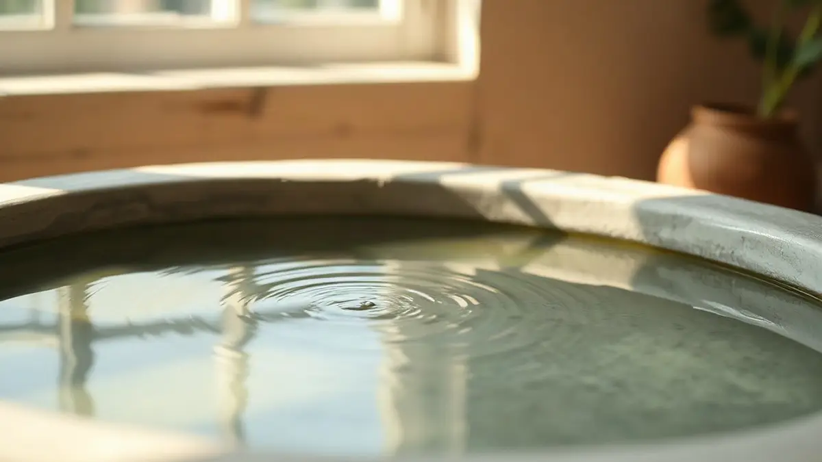 ripples spreading across still water in a stone basin — illustration for What to Do When You Feel Emotionally Activated