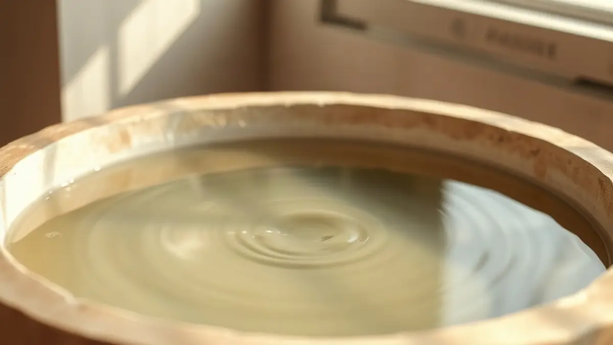 ripples spreading across still water in a stone basin — illustration for Why Do I Shut Down During Conflict